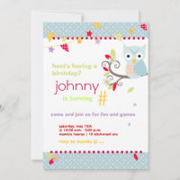 Les invitations à la fête d'anniversaire