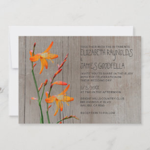 Les invitations au mariage de Freesia en Russie