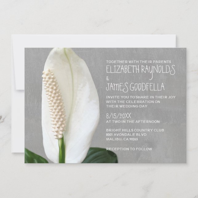 Les invitations au mariage de la paix (Devant)
