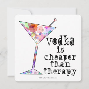 LES INVITATIONS DES PARTIS, VODKA EST PLUS BON MAR