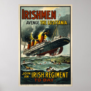 Les Irlandais vengent le poster vintage de
