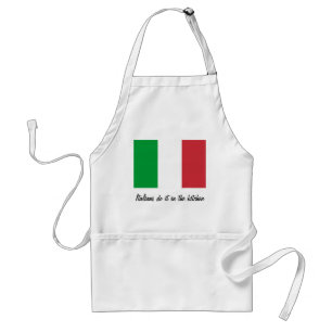 Les Italiens le font dans le tablier de cuisine