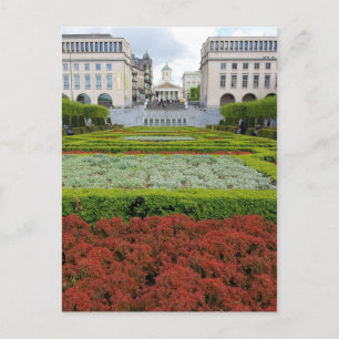 Les jardins à Bruxelles, Belgique Carte postale