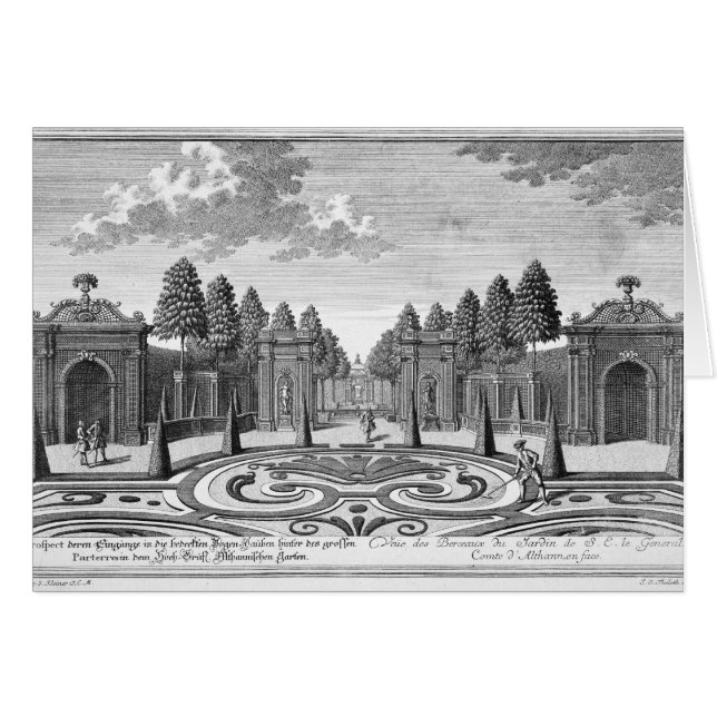 Les jardins du comte Althan, Vienne, de 'Vorstel (Devant horizontal)