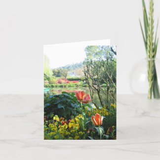 Les jardins et la carte à la maison de Monet