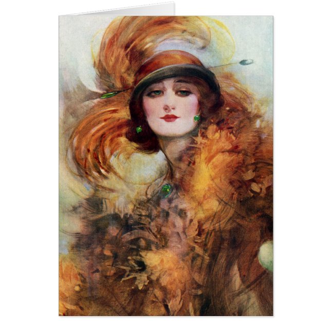 Les jolies années 1920 de mode d'aileron de femme (Devant)