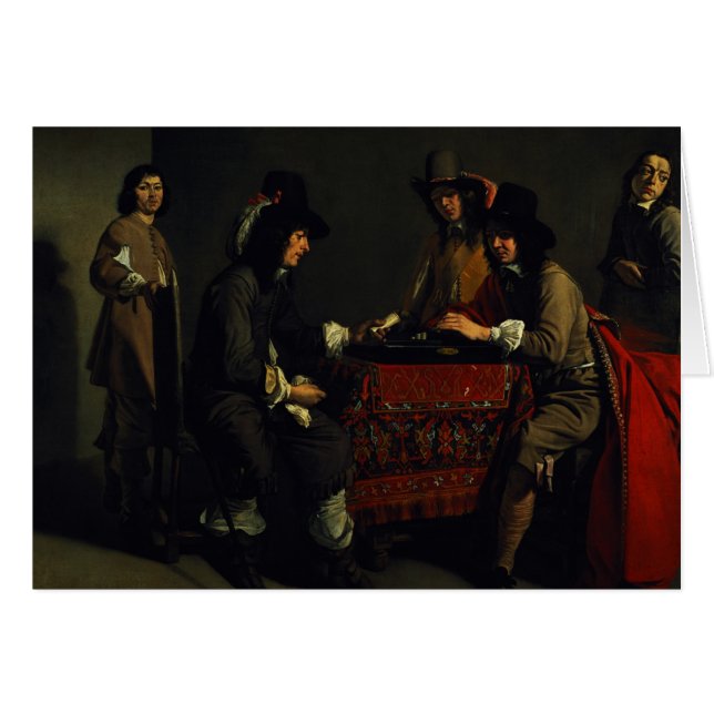 Les joueurs de backgammon (Devant horizontal)