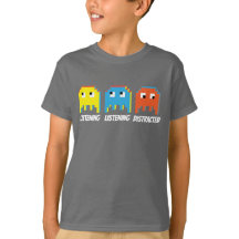 Les joueurs écoutent les enfants distraits t-shirt