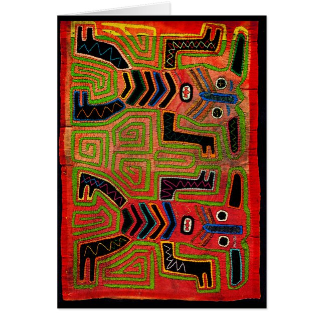 Les jupes jumelles indiennes de Kuna (Devant)