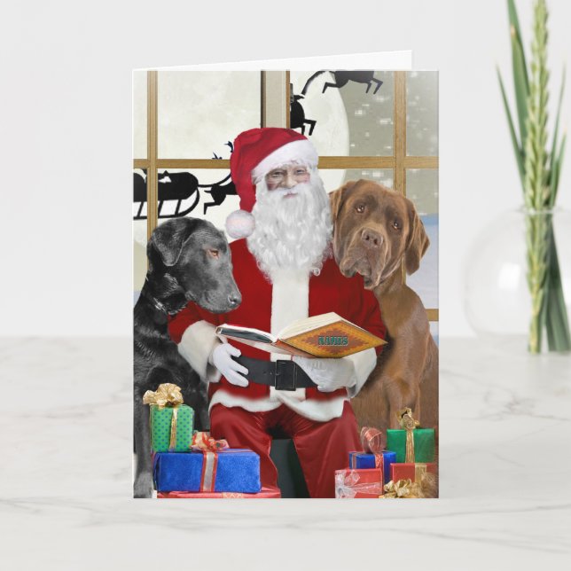 Les laboratoires le père noël vient à la carte de (Devant)