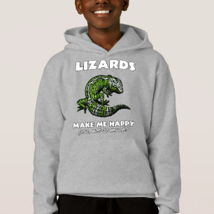 Les lézards me font le reptile mignon heureux de
