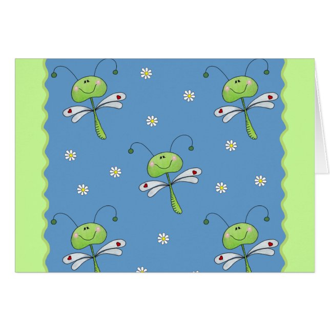 Les libellules et les marguerites (Devant horizontal)