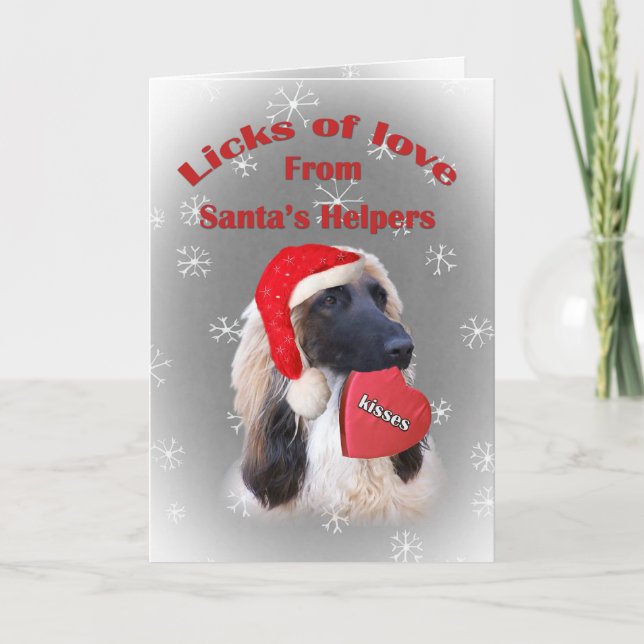 Les licences d'amour afghanes des cartes Père Noël (Devant)