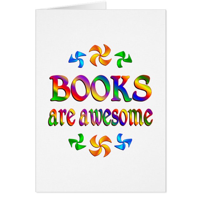 Les livres sont impressionnants (Devant)
