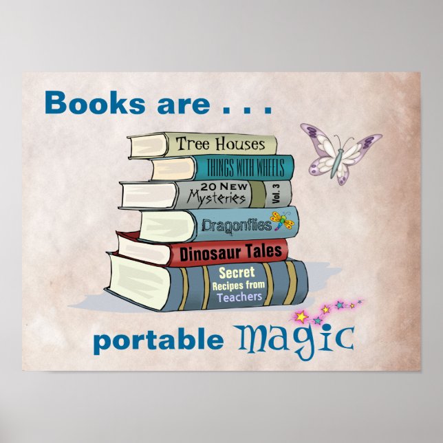 Les livres sont Portable Magic Poster (Devant)