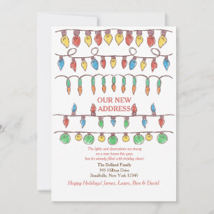 Les lumières de Noël Faire-part mobile