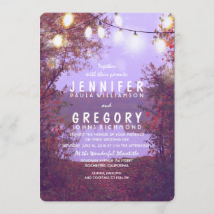 Les lumières des lacs et des cordes Faire-part de 