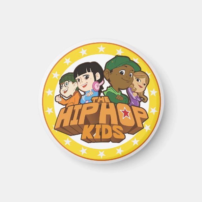 Les Magnets Hip hop pour enfants (Devant)
