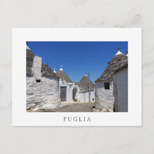 Les maisons Trulli dans les Pouilles carte postale