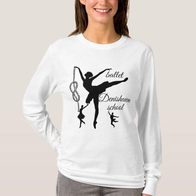 Les manches en T-shirt pour femmes : Ballet (Devant)