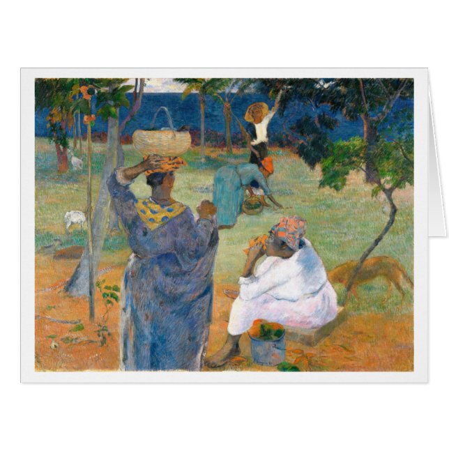Les Mangos, Martinique 1887, par Paul Gauguin (Devant horizontal)