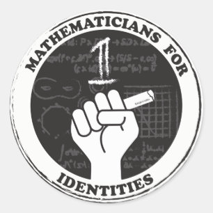 Les mathématiciens pour les autocollants Identité