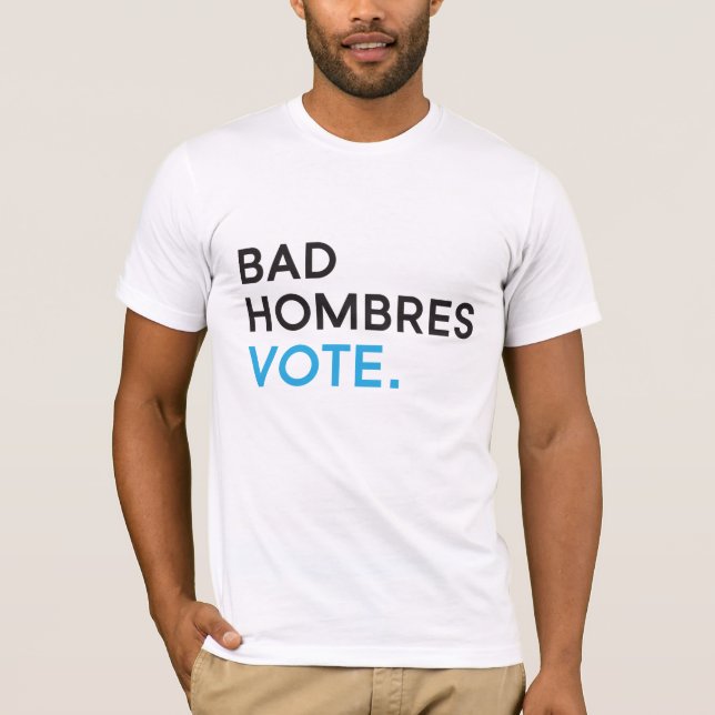 Les Mauvaises Hombres Votent | T-shirt Homme Bella (Devant)