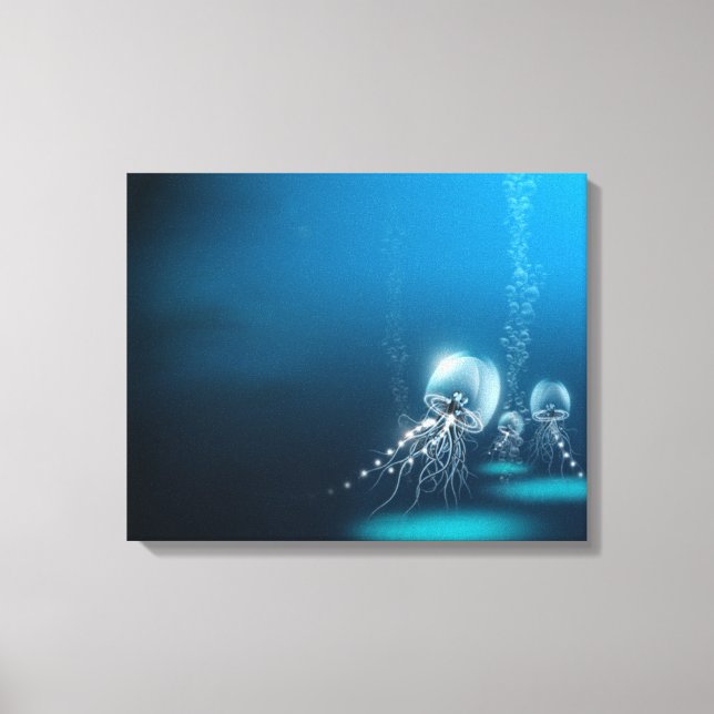 Les méduses dans la toile océanique (Recto)