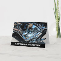 Les meilleures choses ont Chrome Motorcycle carte