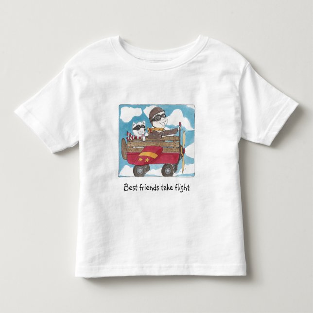 Les meilleurs amis prennent le T-shirt de vol (Devant)