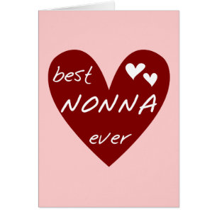 Les meilleurs cadeaux de T-shirts de Nonna de coeu