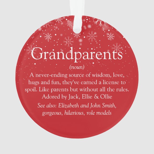 Les meilleurs grands-parents du monde Définition N (dos)