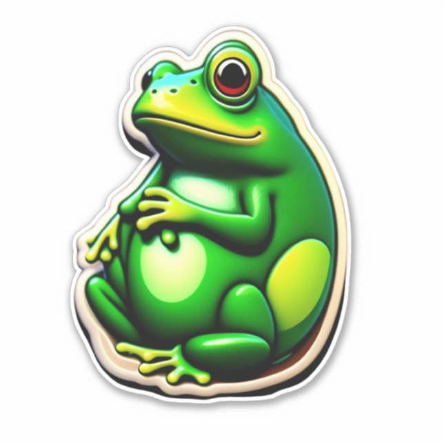 Les meilleurs stickers de grenouille pour les amat (Devant)