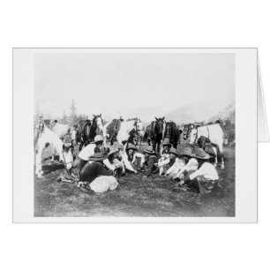 Les membres du Wild West Show de Pawnee Bill