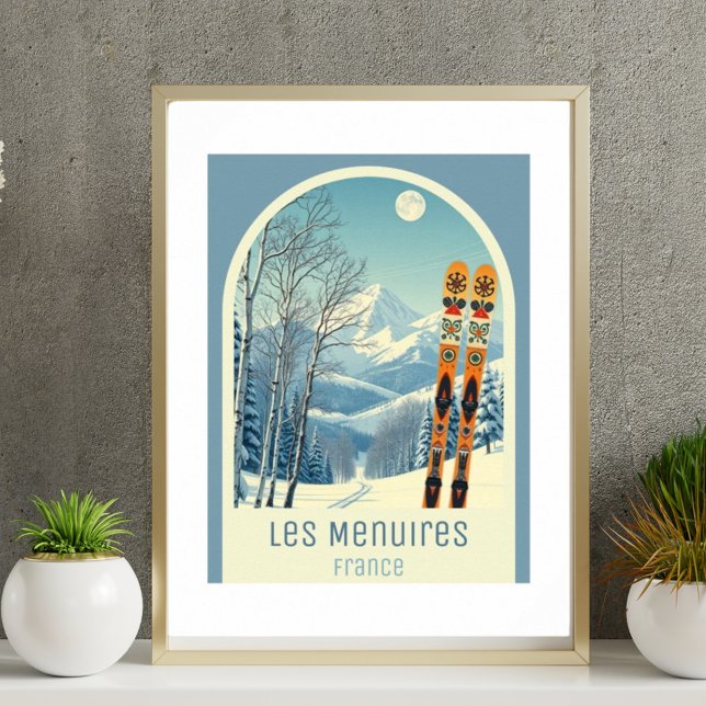 Les Menuires Skigebiet Poster (Von Creator hochgeladen)