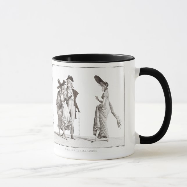 Les Merveilleuses - französische Moden des 18. Tasse (Rechts)