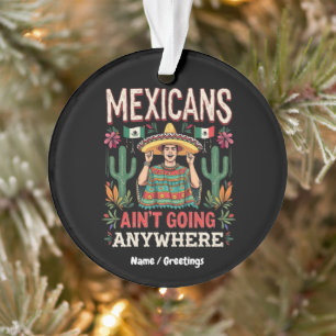 Les Mexicains ne vont nulle part Une déclaration a