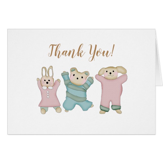 Les mignons animaux | BABY SHOWER (Devant Horizontal)