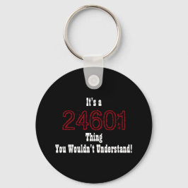 Les Mis 24601 Schlüsselanhänger