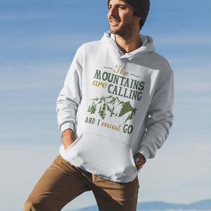 Les Montagnes Appelent Sweat - shirt à capuche