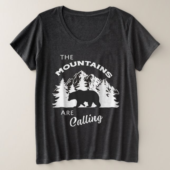 Les montagnes appellent T-shirt (Design devant)