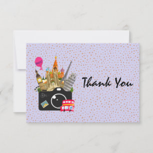 Les monuments européens avec un Merci de caméra