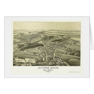 Les moulins du mineur, carte panoramique de PA -