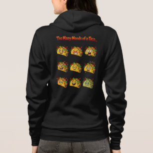 Les multiples humeurs d'un sweat à capuche zip-up