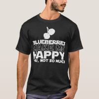 Les myrtilles me font le T-shirt heureux