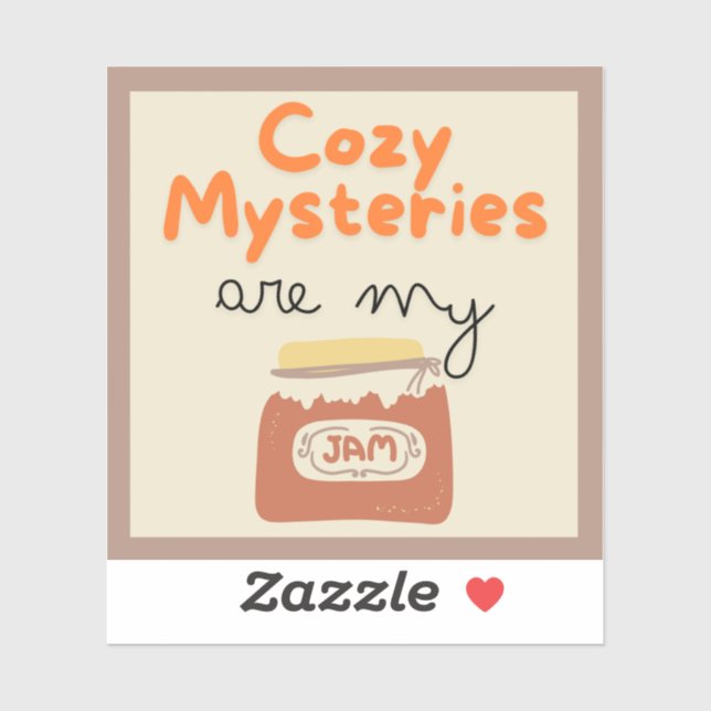 Les Mystères Cosy Sont Mon Sticker En Vinyle De Ja (Feuille)