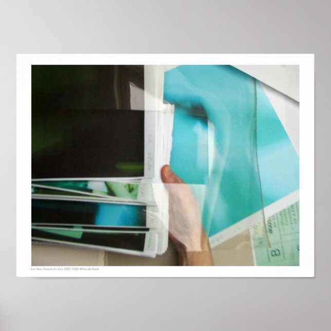 Les Non-Dessins du Jour 2005-06 Poster Moving Blue (Devant)