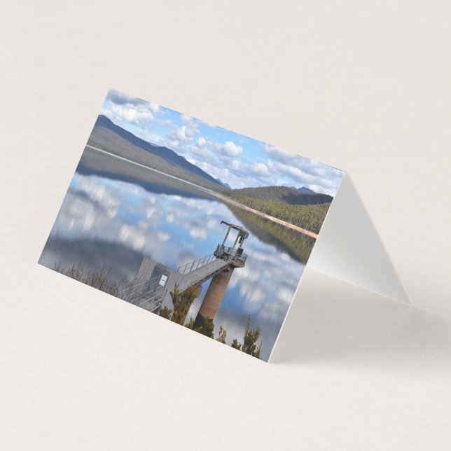 Les nuages du lac Bellfield sur la carte de voeux  (Front)