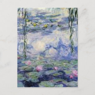Les Nympheas de Claude Monet (Water Lilly) Postkarte