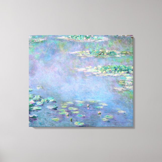 Les Nympheas Water Lilies Impressionismus Kunst Leinwanddruck (Vorderseite)